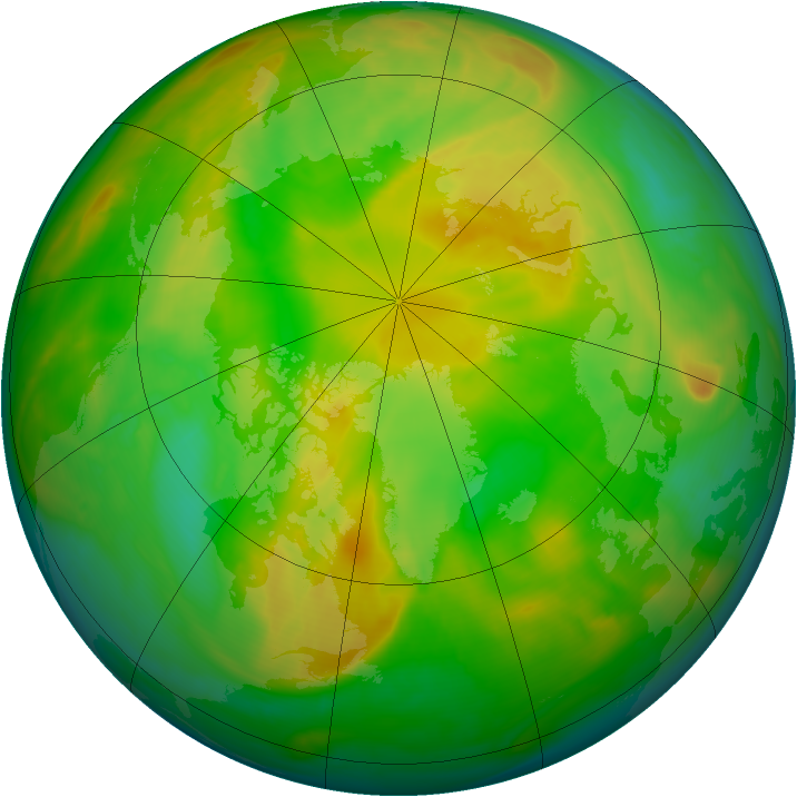 Arctic ozone map for 28 May 2008
